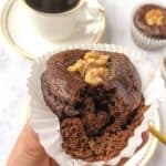 Low Carb Chocolate & Walnut Muffins