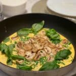 Omelet: Mushrooms, Basil & Chives
