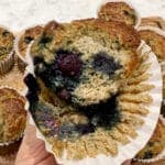 Lemon and Blueberry Protein Muffins