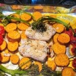 Cod and Sweet Potato Traybake