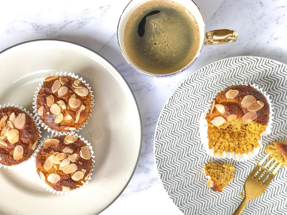 Low Carb Mandarin and Almond Muffins