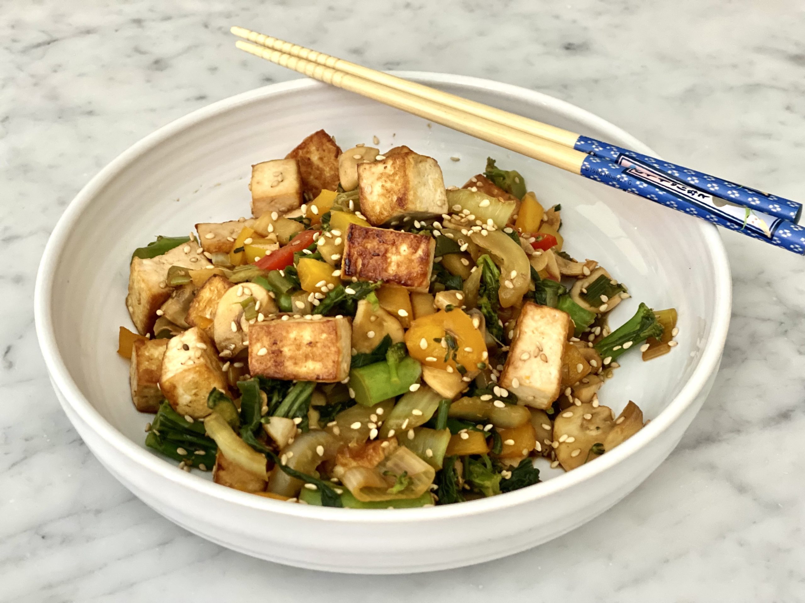 Tofu and Vegetable Stir Fry Eat Burn Sleep