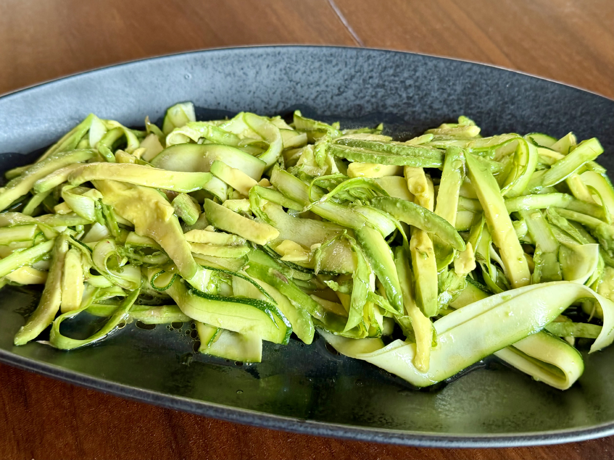 Asparagus, Zucchini and Avocado Salad
