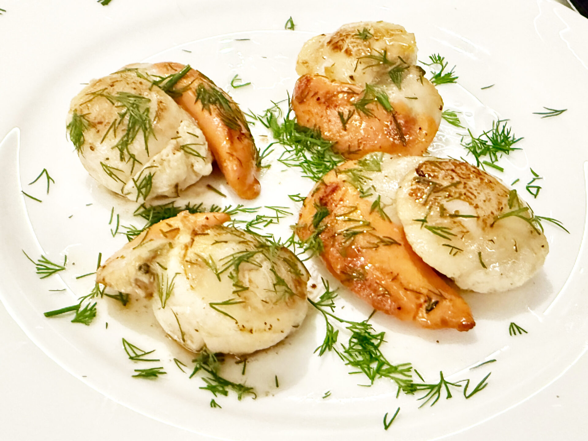 Pan-Fried Scallops