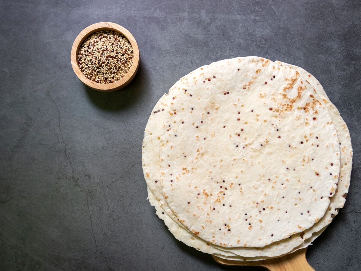 quinoa flatbread