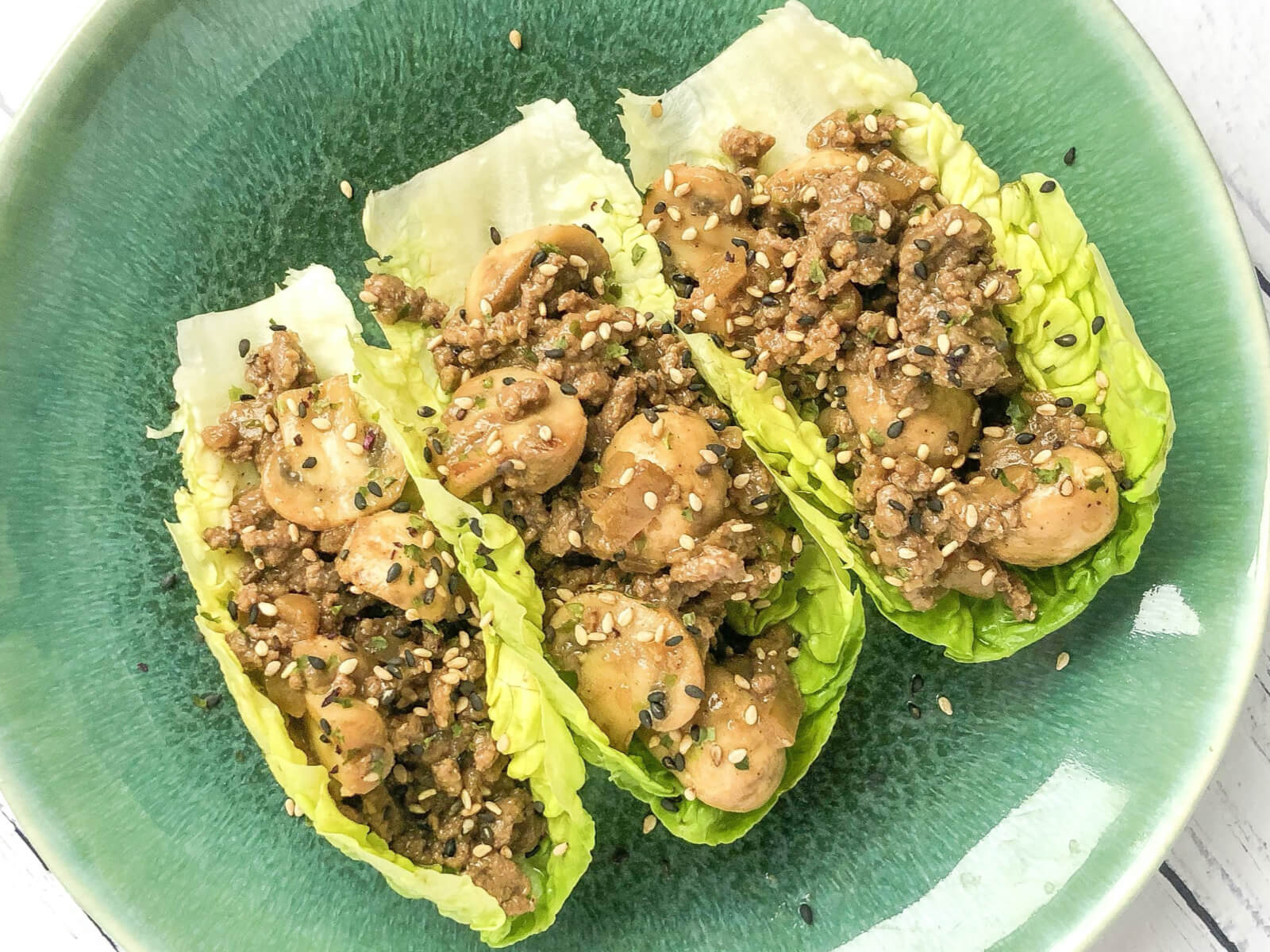 Asian Beef Lettuce Wraps