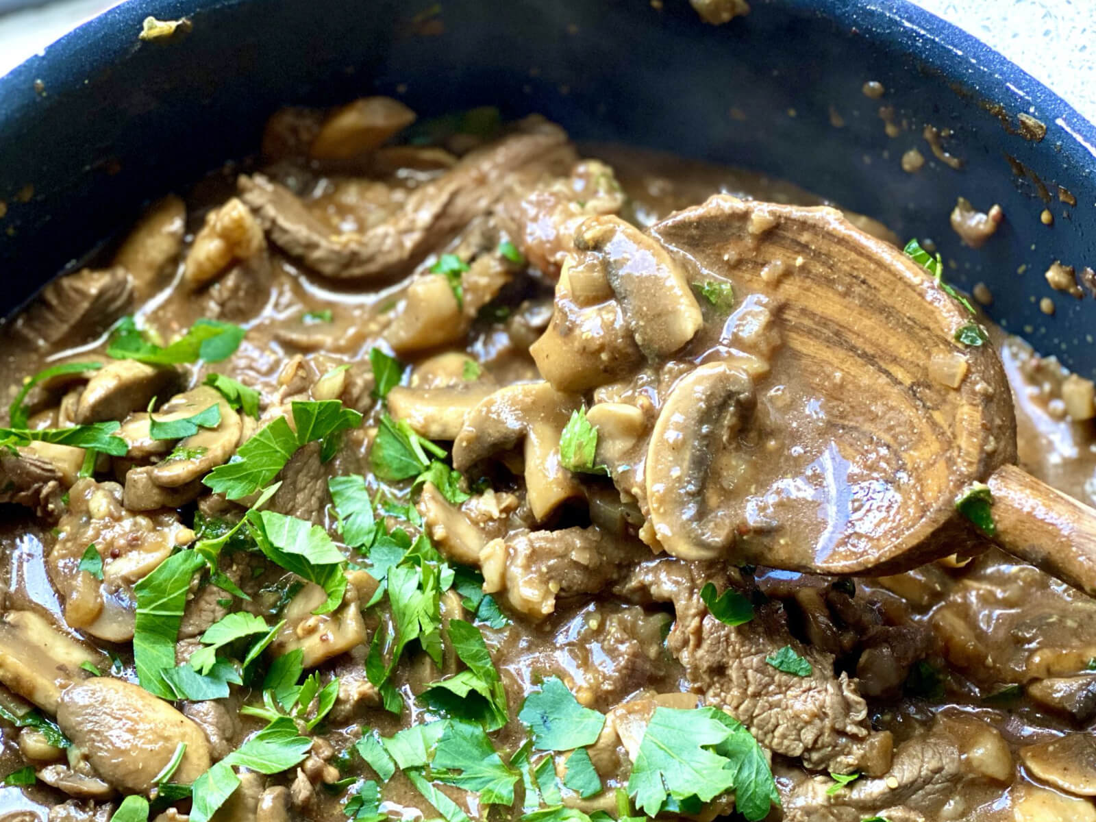 Beef Stroganoff