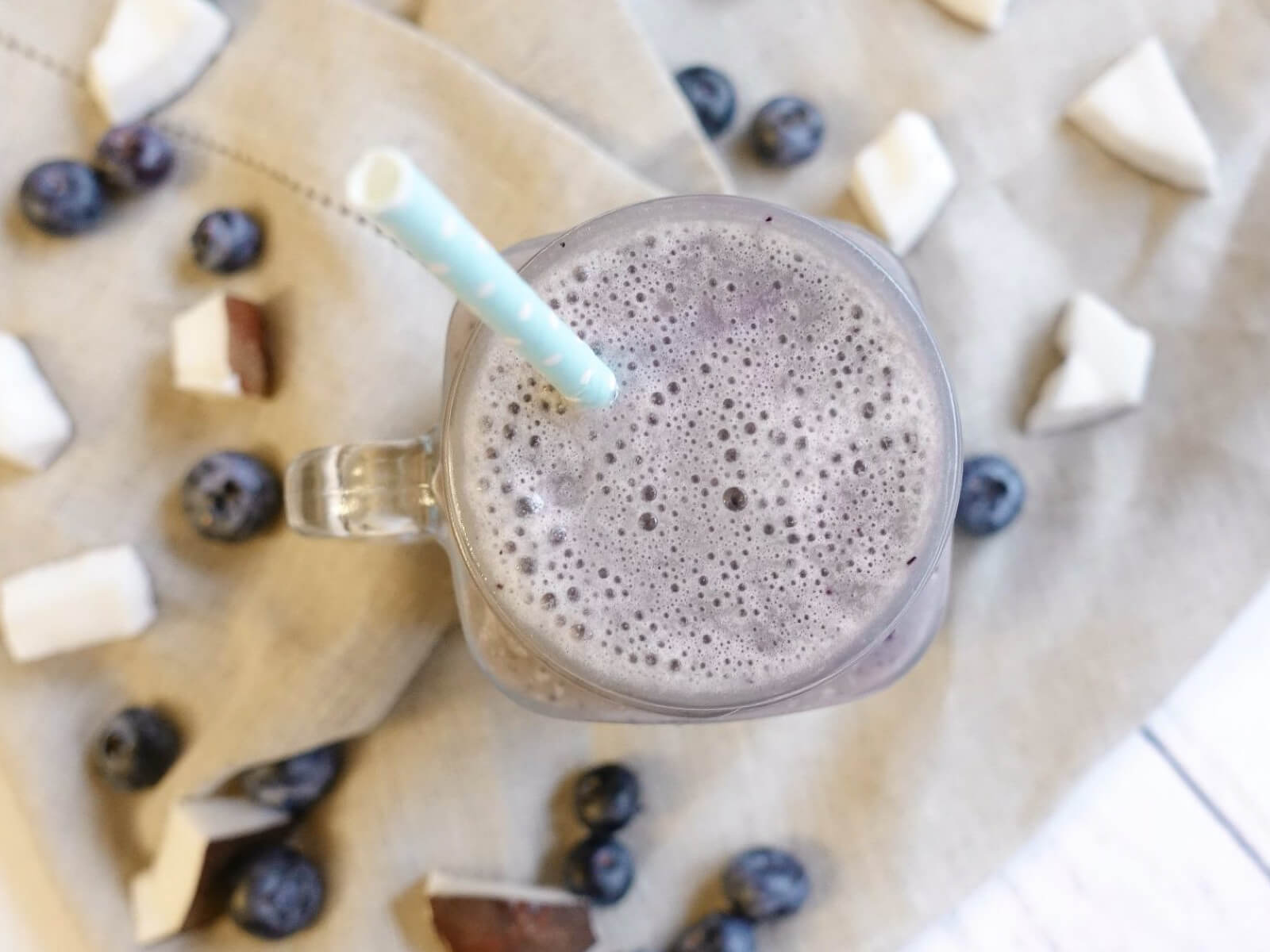 Coconut and Fruit Protein Shake