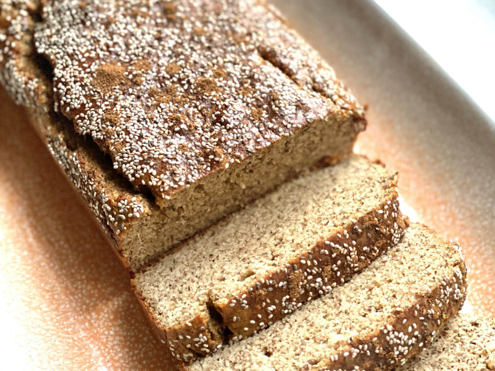 Flax and Chia Light Banana Bread