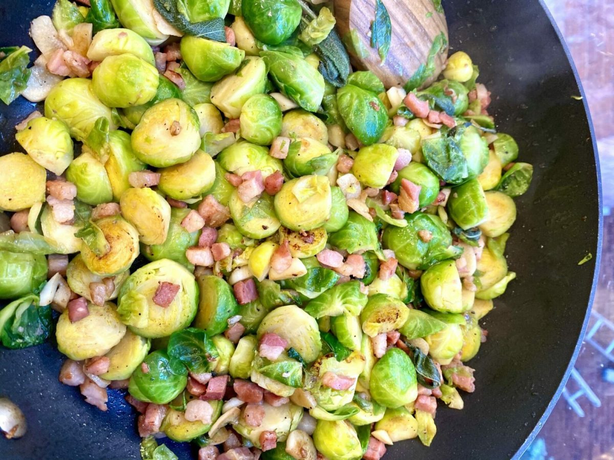 Brussels Sprouts With Pancetta and Sage