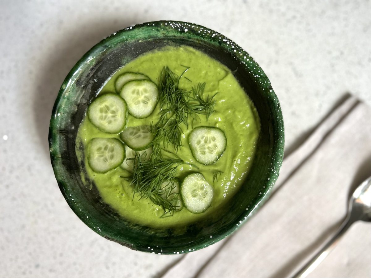 Chilled Cucumber & Avocado Soup