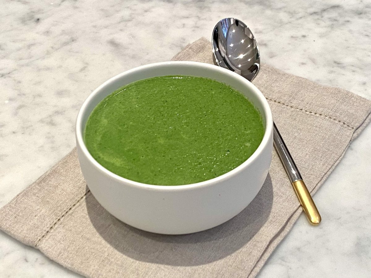 Spinach and Broccoli Velouté