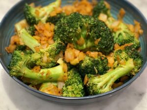 Sautéed Broccoli and Onion