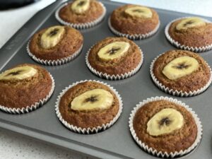 Banana Bread Muffins (Nut Free)