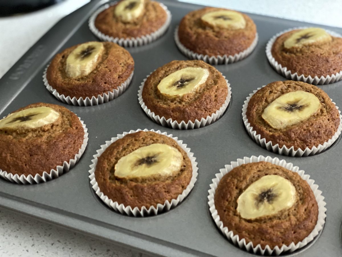Banana Bread Muffins (Nut Free)