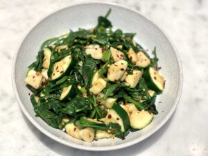 Sautéed Spinach and Zucchini