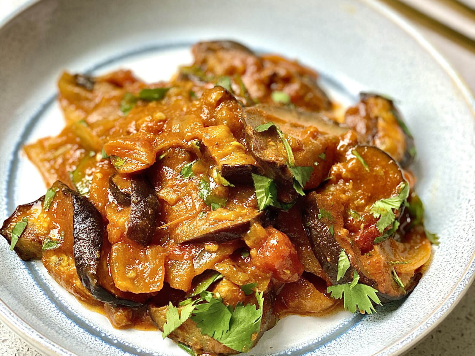 Indian Eggplant Curry
