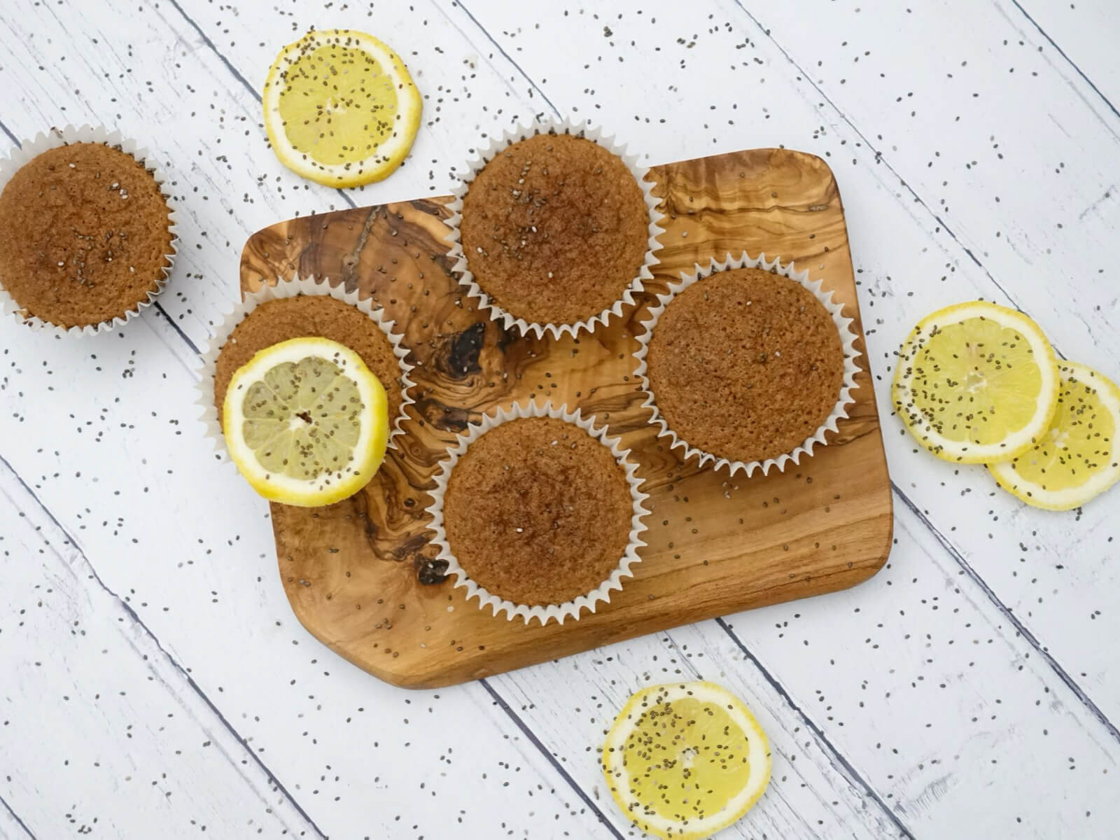 Lemon and Chia Seeds Muffins