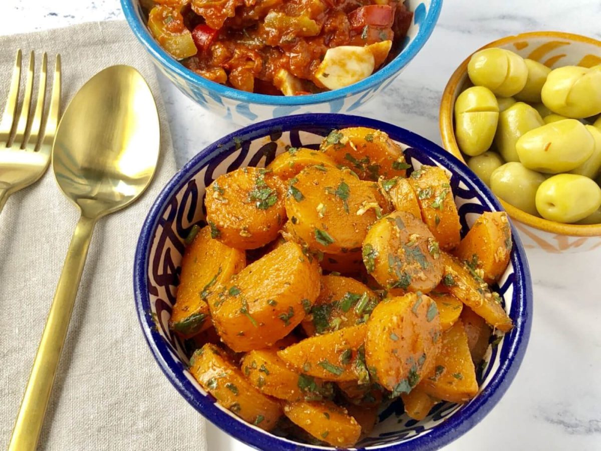 Moroccan Cooked Carrot Salad