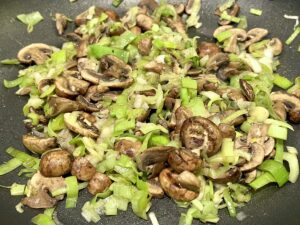 Mushroom and Leek Stir Fry