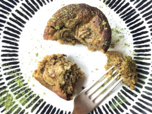 Paleo Banana Matcha Muffins