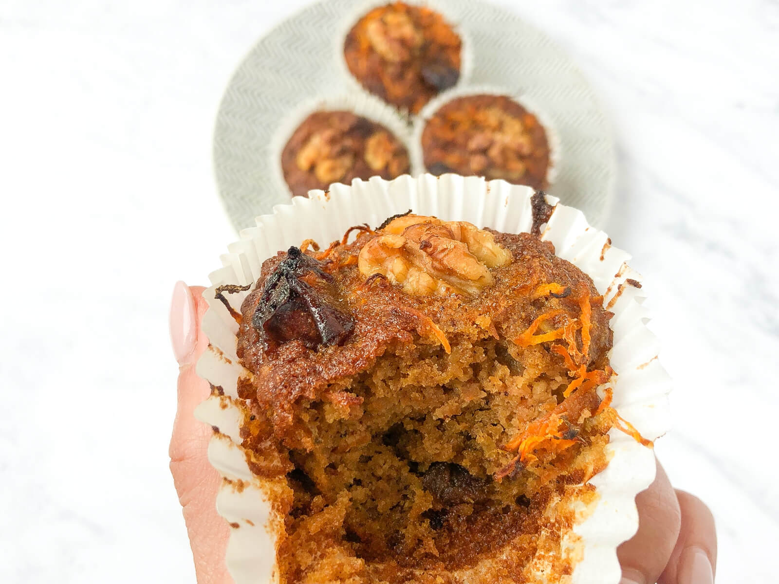 Paleo Carrot Cake Muffins