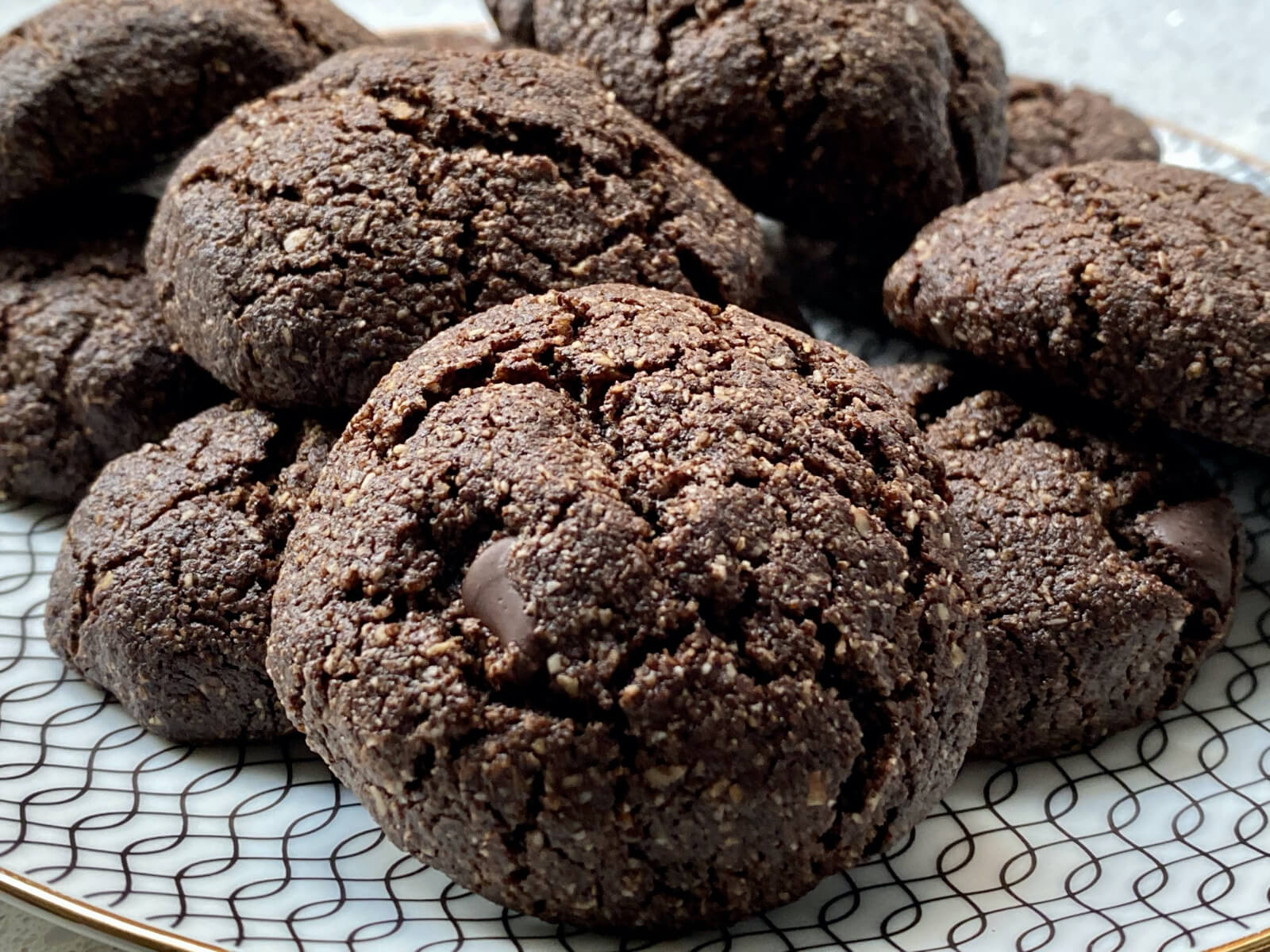 Paleo Double Chocolate Chip Cookies