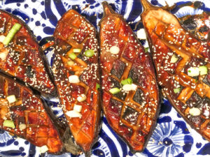 Paleo Miso Eggplants