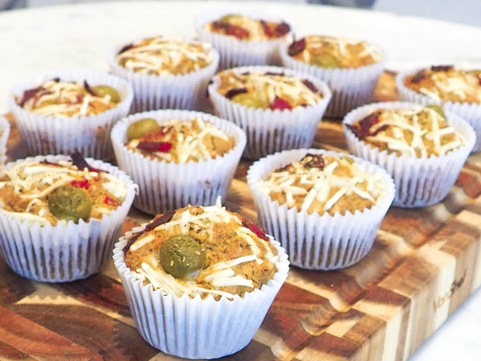 Paleo Pizza Muffins
