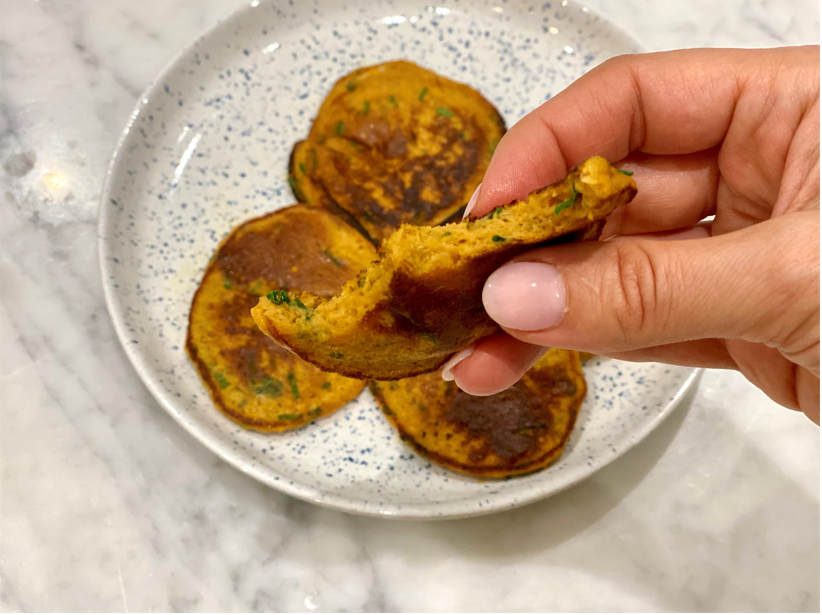 Sweet Potato Blinis