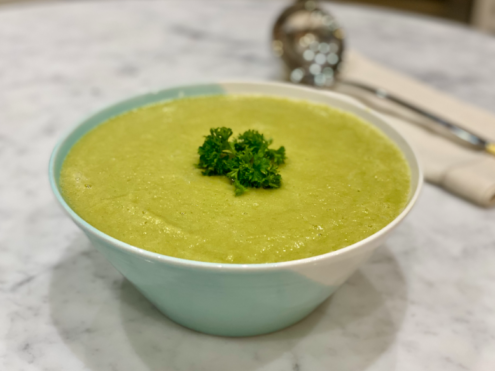 Zucchini and Leek Soup