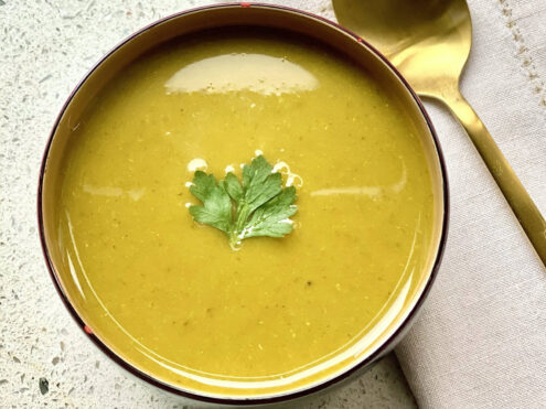 Broccoli and Asparagus Soup