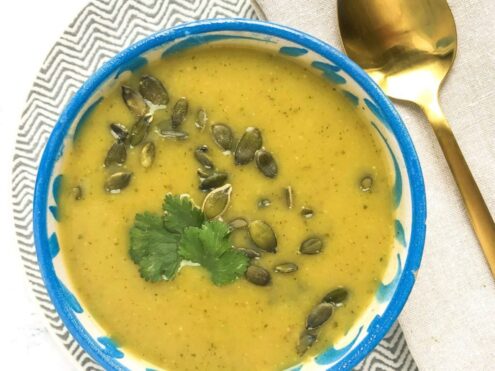 Zucchini, Onion and Sweet Potato Soup