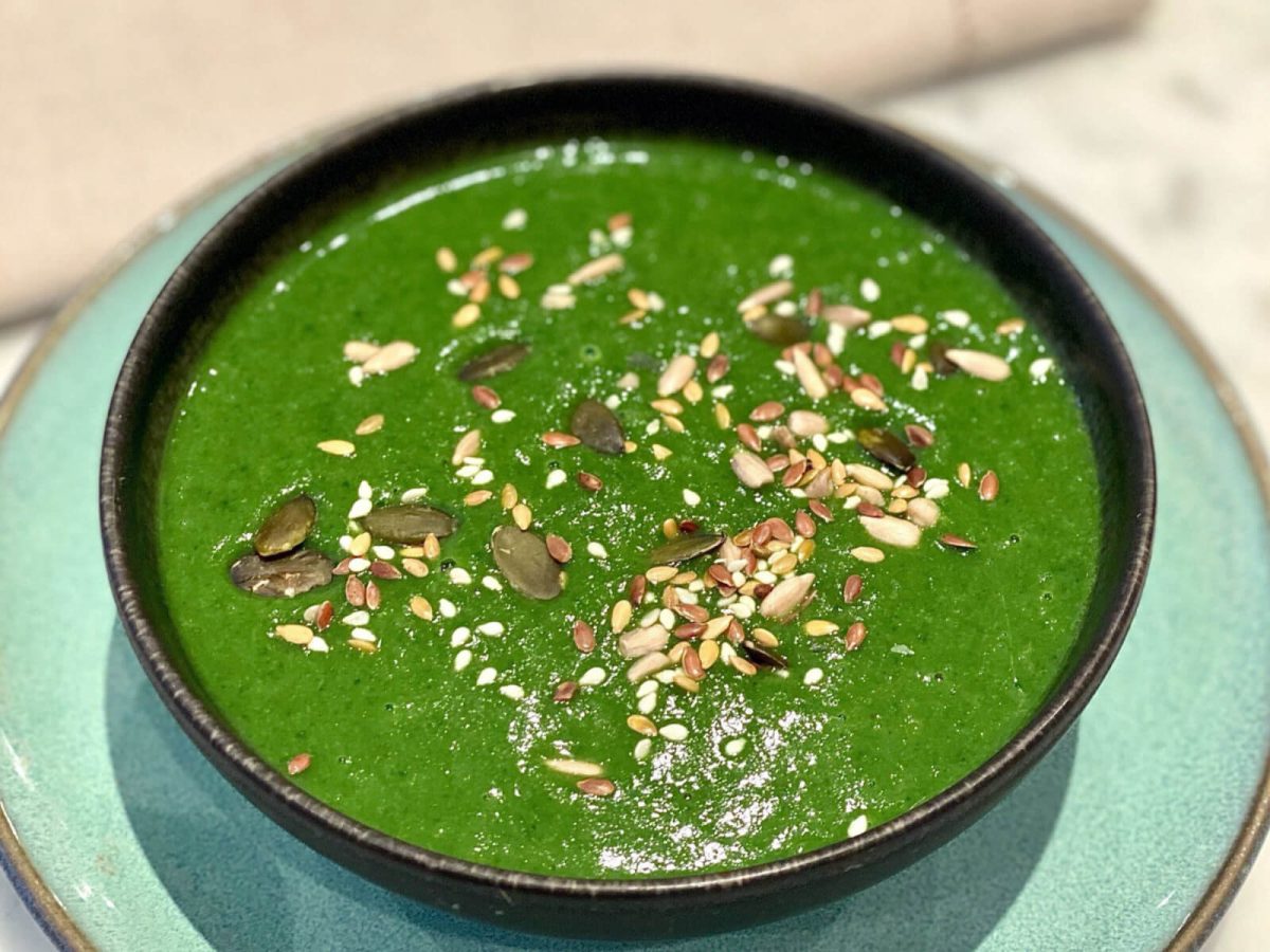 Spinach and Zucchini Velouté