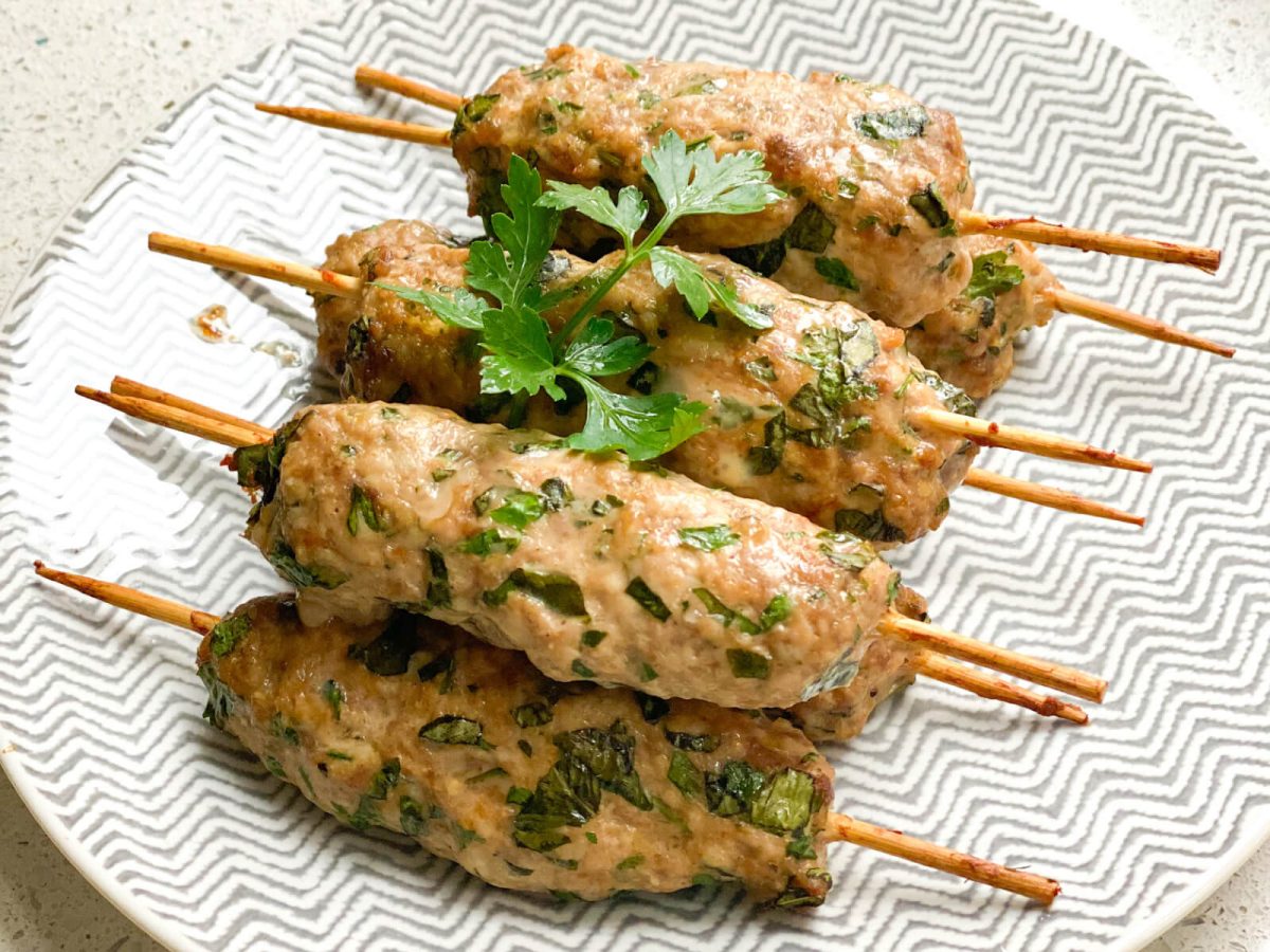 Turkey and Beef Skewers