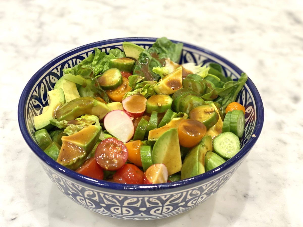 Mixed Salad With Balsamic Dressing