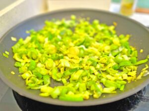 Sautéed Curry Leek