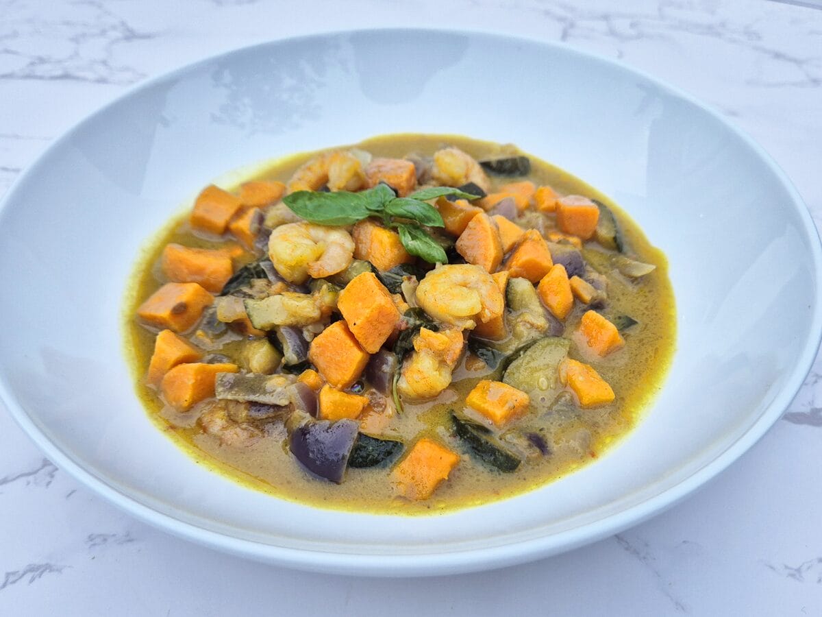 Prawn and Sweet Potato Thai Curry