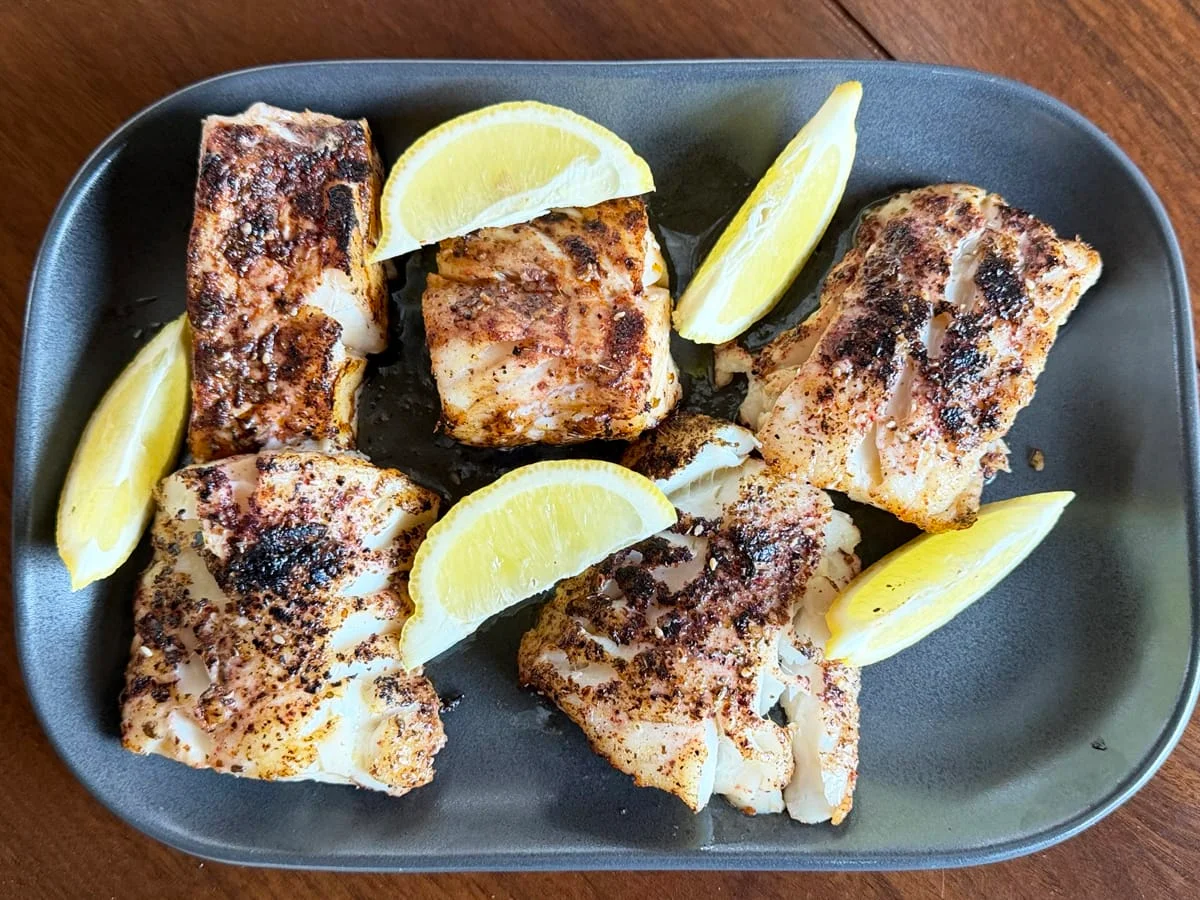 Roasted Cod with Sumac and Za’atar