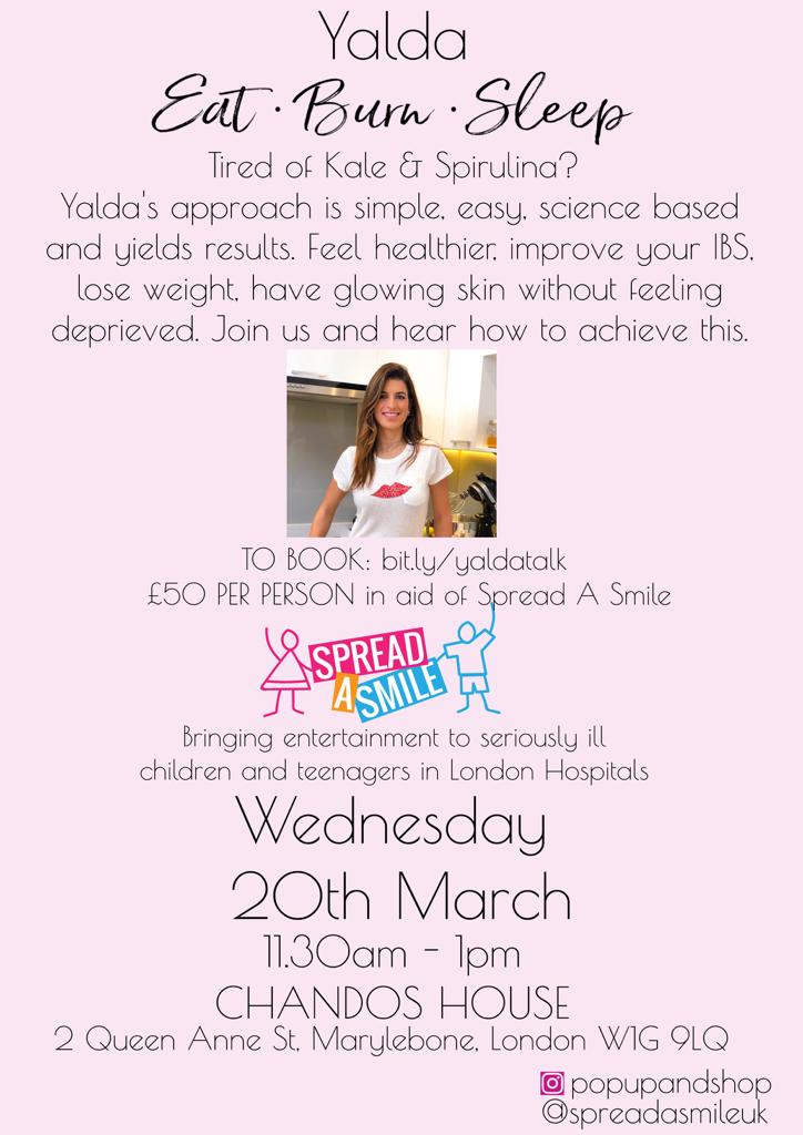 London Wellbeing Workshop for Spread a Smile